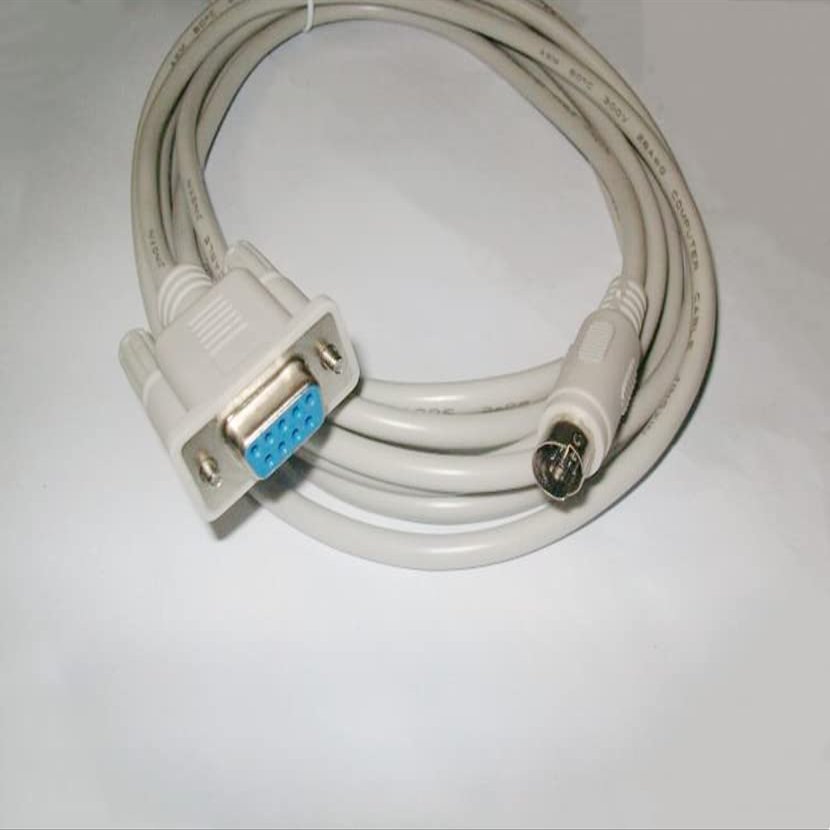 OP-XC-CAB0 for OP320, OP325 Series Text Display Connection XC1, XC2, XC3, XC5 Series PLC Communication Cable (Light Gray 3m)