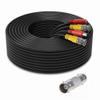 FITE ON 65ft Black Video Power BNC Cable Cord Lead Wires Compatible with Kguard CCTV DVR Security Cameras view 1