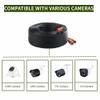 FITE ON 65ft Black Video Power BNC Cable Cord Lead Wires Compatible with Kguard CCTV DVR Security Cameras view 2