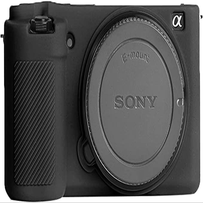 CLKSUMFE Camera Case Fit for Sony zve 10 Case, Silicone Gel Camera Case for ZV-E10 Protective Rubber Soft Camera Cover Bag, Fit for Sony ZVE 10 Case