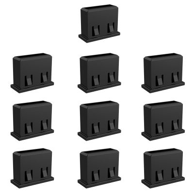 10Pcs USB A-Type Port Security Blocker,Non-Removable USB Dust Plug, USB-A Female Dust Cover,to Prevent Illegal Downloads,Dust and Moisture,USB Data Interceptor,for USB-A Female Port (Black)