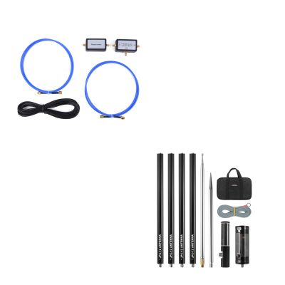 GOOZEEZOO 250mW YouLoop Portable Passive Magnetic Loop Antenna & PAC-12 Portable Shortwave Antenna with 8-Band Frequency & Slide Regulator 7MHz-50MHz 100W Radio Antenna for Outdoor/Balcony (High-end