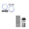 GOOZEEZOO 250mW YouLoop Portable Passive Magnetic Loop Antenna & PAC-12 Portable Shortwave Antenna with 8-Band Frequency & Slide Regulator 7MHz-50MHz 100W Radio Antenna for Outdoor/Balcony (High-end view 1