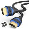 ApoJodly 4K HDMI Cable 6.6FT 20-Pack, HDMI to HDMI Cable High Speed HDMI Cord 2.0 Ultra HD 4K@60Hz, 2K@144Hz, HDR, 3D, Dolby, HDCP 2.2, ARC for PS5, PS4, HDTV, Monitor, Xbox, Blu-ray, Laptop view 1