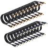 ApoJodly 4K HDMI Cable 6.6FT 20-Pack, HDMI to HDMI Cable High Speed HDMI Cord 2.0 Ultra HD 4K@60Hz, 2K@144Hz, HDR, 3D, Dolby, HDCP 2.2, ARC for PS5, PS4, HDTV, Monitor, Xbox, Blu-ray, Laptop view 2