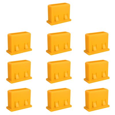 10Pcs USB A-Type Port Security Blocker,Non-Removable USB Dust Plug, USB-A Female Dust Cover,to Prevent Illegal Downloads,Dust and Moisture,USB Data Interceptor,for USB-A Female Port (Yellow)