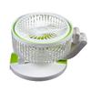 USB Desk Fan, 180 Solar Panel and USB Cable Chargeable Portable Fan Desk Cooling Cell Cooler and Light Collapsible Table Fan Adjustable Brightness and Angle with USB Cable for Better Cooling view 4