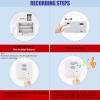 16 Minutes Voice Recorder for Stuffed Animals,Voice Box for Recordable Presents,Recordable Button Sound Box for Crafters,Hobbyists,Stuffed Animals,School Presentations,Personalized Items,etc. view 2