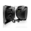 Pyle Outdoor Bluetooth Speaker Pair with Wall Mount - 600W 5.25 Inch & 300W 6.5 Inch Waterproof Indoor/Outdoor Speakers (Black) view 3