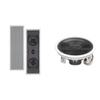 Yamaha NSIW960 2-Way Speakers (White, Pair) and Yamaha NS-IW280CWH 6.5" 3-Way in-Ceiling Speaker System (White) view 1