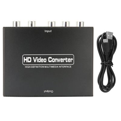 Vomeko Compatible HD Multimedia Interface to YPbPr Component Video Converter Adapter - Upgrades DVD Monitors to 1080p. Enhance Your Viewing Experience Today!