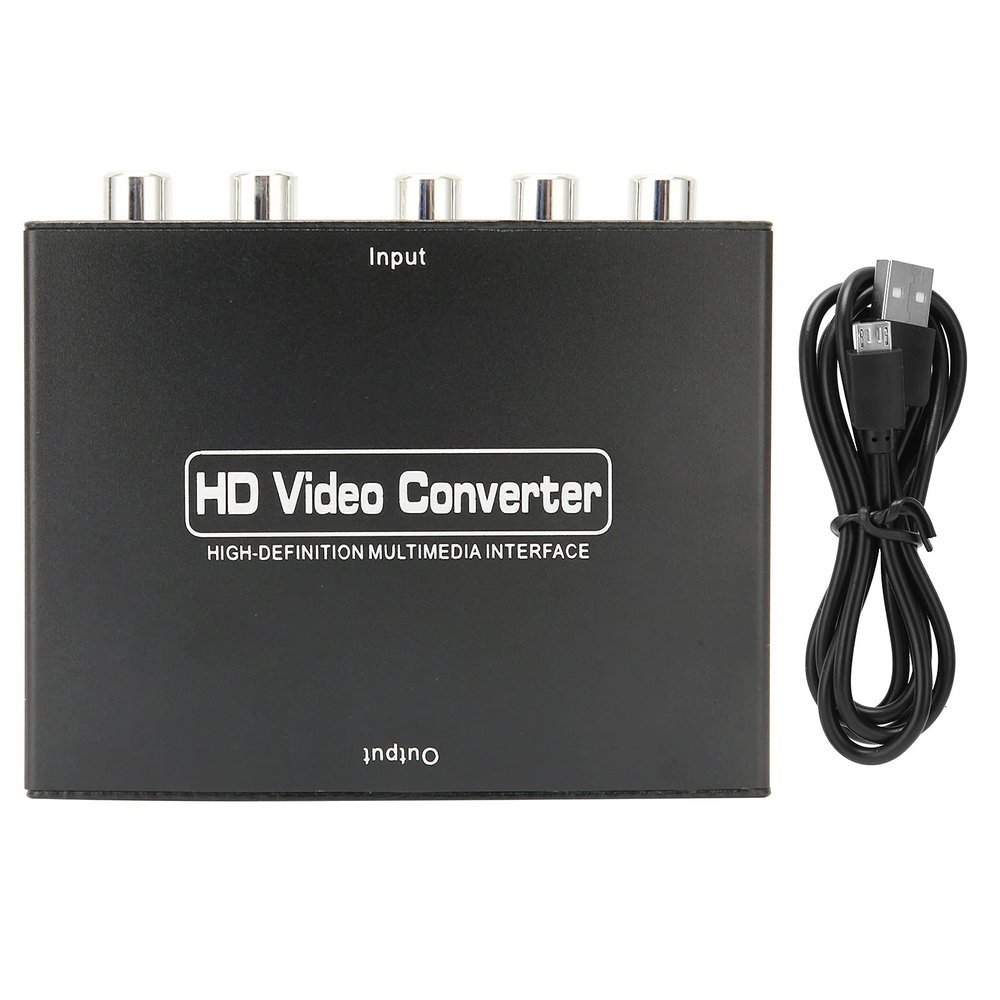 Vomeko Compatible HD Multimedia Interface to YPbPr Component Video Converter Adapter - Upgrades DVD Monitors to 1080p. Enhance Your Viewing Experience Today!