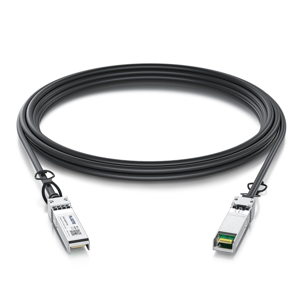 0.3m/0.98ft 10G Direct Attach Copper Cable, SFP+ Passive Twinax DAC Cable for Cisco SFP-H10GB-CU30CM, Ubiquiti, Arista, D-Link, Huawei, Intel, Meraki, Mikrotik, Netgear, TP-Link etc.
