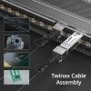 0.3m/0.98ft 10G Direct Attach Copper Cable, SFP+ Passive Twinax DAC Cable for Cisco SFP-H10GB-CU30CM, Ubiquiti, Arista, D-Link, Huawei, Intel, Meraki, Mikrotik, Netgear, TP-Link etc. view 4