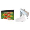Elite Screens Manual B 80-INCH Projector Screen + Elite Screens 6" White Projector Screen L-Brackets view 1