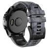 22mm Camo Quick Easy Fit Silicone Watch Band Compatible for Garmin Fenix 5/Fenix 5 Plus/Fenix 6/Fenix 6 Pro/Fenix 7, Sport Waterproof Replacement Smartwatch Wrist Strap for Forerunner 935/Forerunner view 3