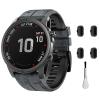 22mm Camo Quick Easy Fit Silicone Watch Band Compatible for Garmin Fenix 5/Fenix 5 Plus/Fenix 6/Fenix 6 Pro/Fenix 7, Sport Waterproof Replacement Smartwatch Wrist Strap for Forerunner 935/Forerunner view 1