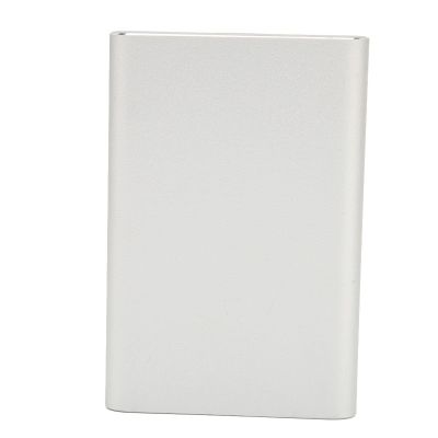 AAGAZA External Hard Drive, Ultra-Thin Portable SSD CNC Processing Advanced Mobile Phone Technology 750GB/841 (Color : Silver White, Size : 500GB)