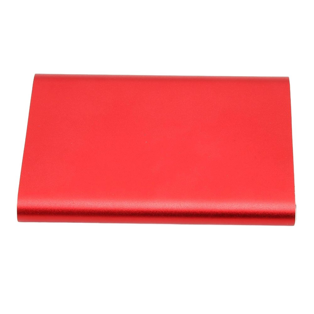 AAGAZA External Hard Drive, Ultra-Thin Portable SSD CNC Processing Advanced Mobile Phone Technology 750GB/841 (Color : Red, Size : 1TB)
