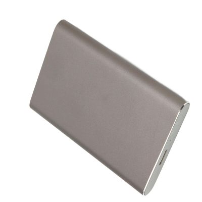 AAGAZA External Hard Drive, Ultra-Thin Portable SSD CNC Processing Advanced Mobile Phone Technology 750GB/841 (Color : Silver Gray, Size : 500GB)