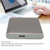 AAGAZA External Hard Drive, Ultra-Thin Portable SSD CNC Processing Advanced Mobile Phone Technology 750GB/841 (Color : Silver Gray, Size : 500GB) view 2
