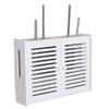 AAGAZA Router Storage Box WiFi Wireless Router Storage Box Wall Mounted TV Set Top Box TV Lower Row Socket Occlusion Box Simple Installation /302 view 1