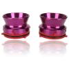 1 Pair Nab Hub Adapters, Reel to Reel Tape Nab Hub Adapter, 10 Inch Aluminium Nab Hub Adapter for Studer for for Akai for Teac (Rose) view 1