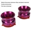 1 Pair Nab Hub Adapters, Reel to Reel Tape Nab Hub Adapter, 10 Inch Aluminium Nab Hub Adapter for Studer for for Akai for Teac (Rose) view 4