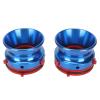 1 Pair Nab Hub Adapters, Reel to Reel Tape Nab Hub Adapter, 10 Inch Aluminium Nab Hub Adapter for Studer for for Akai for Teac (Blue) view 1
