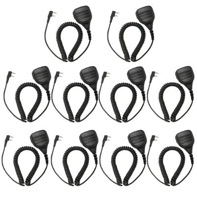 Amazingxiax 10Pack Heavy Duty Shoulder Mic Remote Speaker Microphone Compatible with TK208 TK220 TK348 TK349 TK2100 TK2101 TK2400 TK2402 TK3118 TK3130 TK3200 TK3201