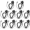 Amazingxiax 10Pack Heavy Duty Shoulder Mic Remote Speaker Microphone Compatible with TK208 TK220 TK348 TK349 TK2100 TK2101 TK2400 TK2402 TK3118 TK3130 TK3200 TK3201 view 1