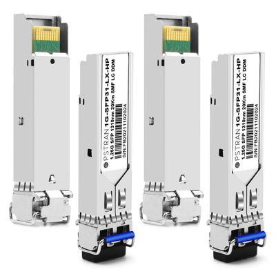 OPSTRAN 1000BASE-LX/LH SFP Optical Transceiver Module Compatible with HPE Aruba J4859D J4859DCM JL746A ProCurve J4859C J4859B J4859A 1310nm 20km DDM Duplex LC SMF 4 Pack