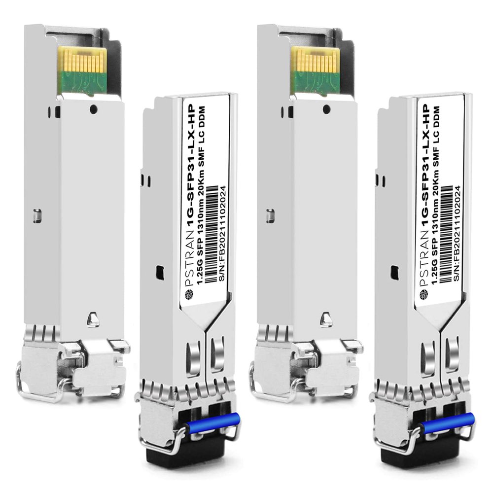 OPSTRAN 1000BASE-LX/LH SFP Optical Transceiver Module Compatible with HPE Aruba J4859D J4859DCM JL746A ProCurve J4859C J4859B J4859A 1310nm 20km DDM Duplex LC SMF 4 Pack