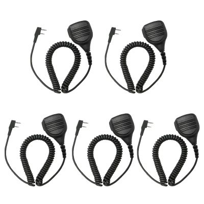Amazingxiax 5Pack Heavy Duty Shoulder Mic Remote Speaker Microphone Compatible with TK208 TK220 TK348 TK349 TK2100 TK2101 TK2400 TK2402 TK3118 TK3130 TK3200 TK3201