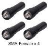 1.8" SMA-Female Stubby Antenna GRA-SH45 | UHF 400-470MHz | Mini, Lightweight, Efficient | 4-Pack for Handheld Radios view 2