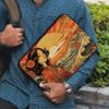 Abstract Sunset 2-Sided Print Mac Book Pro 16" Sleeve - Great Wave Laptop Sleeve - Japanese Mac Book Sleeve view 4