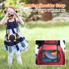 iPad 10.2 inch 9th 8th 7th Gen Case Child Protective Case with Shoulder Strap Portable with Pencil Holder 360 Rotatable Handle EVA Soft Silicone Back Cover for iPad Air3 Pro10.5Black+Orange view 4