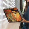 Abstract Sunset 2-Sided Print Mac Book Pro 14" Sleeve - Great Wave Laptop Sleeve - Japanese Mac Book Sleeve view 4