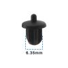 The Lord of the Tools 20Pcs 6.35mm Silicone Anti Dust Plugs Socket Dust Cover Anti Dust Jack Plug Stopper Cap Accessories for Amplifier DVD Karaoke Black view 3