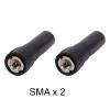 1.8" SMA-Male Stubby Antenna GRA-SH45 | UHF 400-470MHz | Mini, Lightweight, Efficient | 2-Pack for Handheld Radios view 2