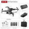 HDRC-608S drone automatic return dual-camera high-definition aerial photography (black) view 2