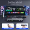 HDMI Switch 5 in 1 Out 4K@60Hz, GANA HDMI Splitter Switcher with Remote, Aluminum HDMI 2.0 Switch Box Hub for 3D, HDCP2.2, HDR, Compatible with Xbox, PS5/4/3,Fire Stick,Roku,Blu-Ray Player view 4