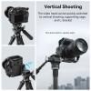 SmallRig Video Head for Vertical/Horizontal Shooting, Tripod Pan Tilt Fluid Head with Telescopic Handle and Switchable QR Plate for Arca, Max Load 5kg / 11Ibs for Camcorder, Mirrorless, DSLR - 4104 view 2