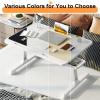 TATSEN Laptop Bed Table Adjustable Laptop Bed Desk Foldable Computer Table Portable Tray Bed Desk for Writing Reading Eating Breakfast Laptop Desk view 3