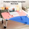TATSEN Foldable Computer Table Portable Laptop Table Stand Foldable Laptop Bed Tray Table Multifunction Laptop Desk Lazy Laptop Desk Bed for Home Office School (Color : Style 3) view 4