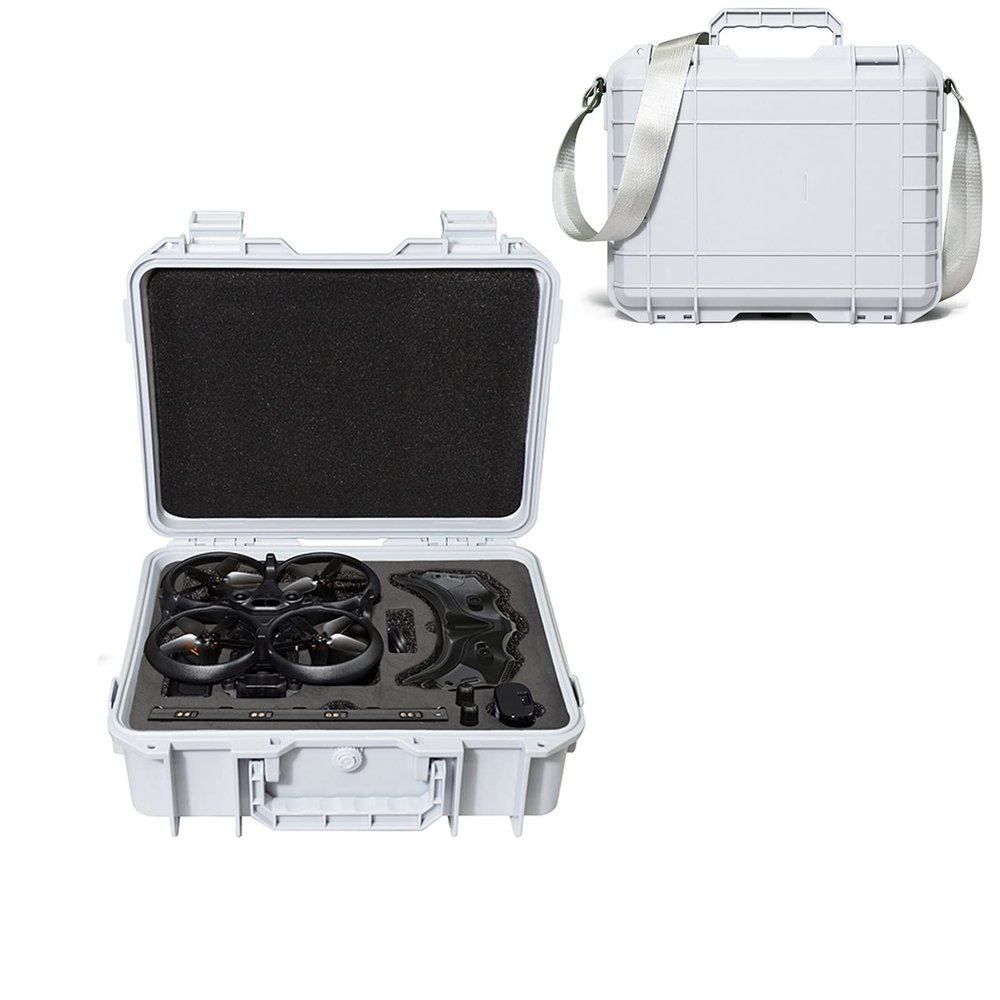 Palumma Waterproof Hard Case for DJI Avata Goggles 2 Drone Carrying Case for Avata Goggles 2 Protective Shockproof Travel Box with Adjustable Shoulder Strap