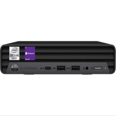 HP EliteDesk 800 G6 Mini Business Desktop, Intel Core i5-10500T vPro Processor, 16GB RAM, 256GB PCIe SSD, DisplayPort, RJ45, Wi-Fi 6, Windows 11 Pro