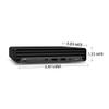 HP EliteDesk 800 G6 Mini Business Desktop, Intel Core i5-10500T vPro Processor, 16GB RAM, 256GB PCIe SSD, DisplayPort, RJ45, Wi-Fi 6, Windows 11 Pro view 2