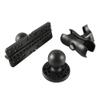 FSFY 360 Degree Adjustable Fish Finder Mounting Brackets, Black Watercraft Fishing Finder Bracket Mount Plate, Fish Depth Finder Mount Bracket Accessories for Most of Ships view 3