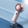 NARTED Portable Fan Handheld Silent Small USB 2000 Mah Rechargeable Mini Neck Fan for Student Dormitory Office Outdoor Handheld Fan white view 4